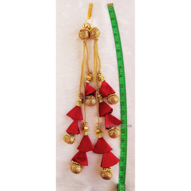 Beige / Blue / Red And Gold Sequins Tassels, Bridal Tassels, Decorative Tassels